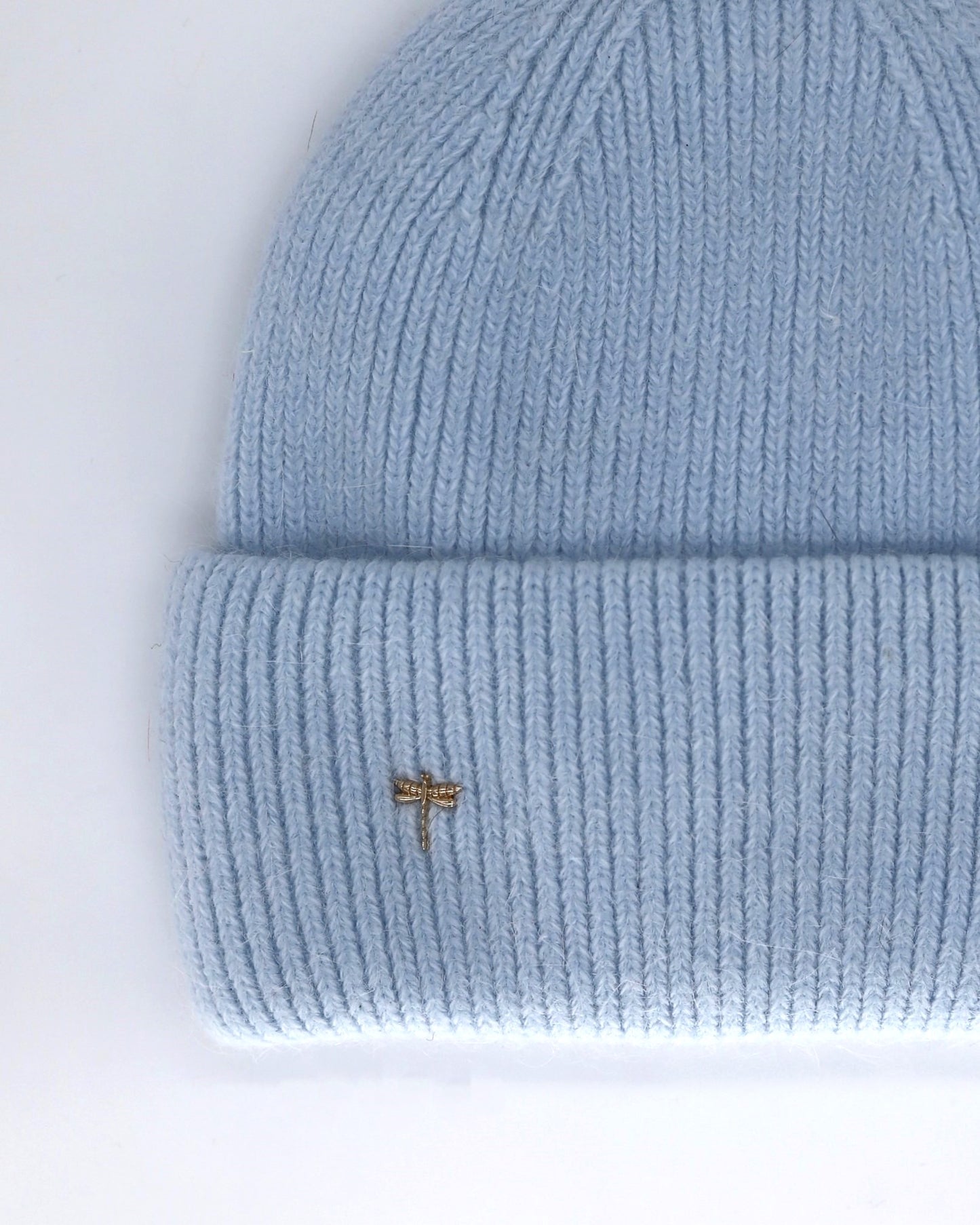 Angora and Wool Hat - Light Blue - Scarf Designers