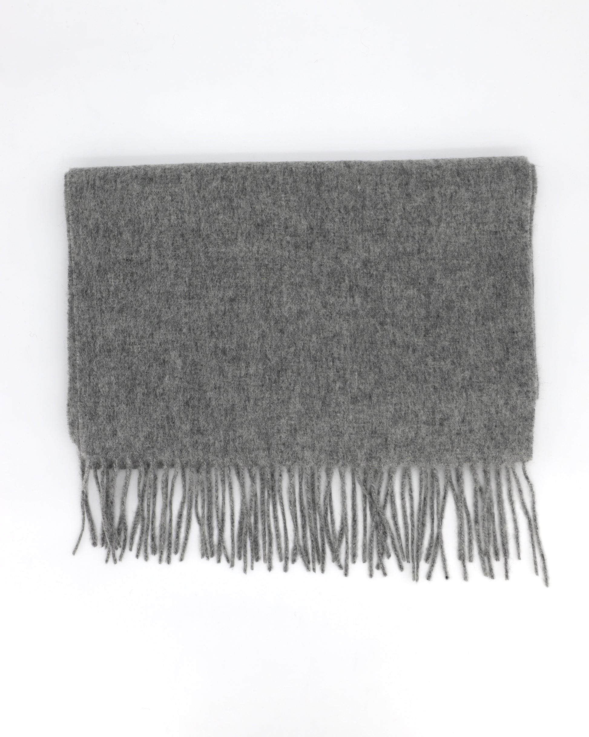 Merino Wool Scarf - Medium Gray - Scarf Designers