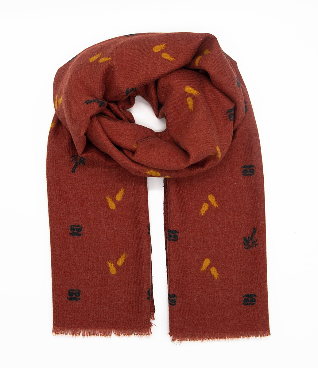 Deep Red Scarf – Uncommon Man