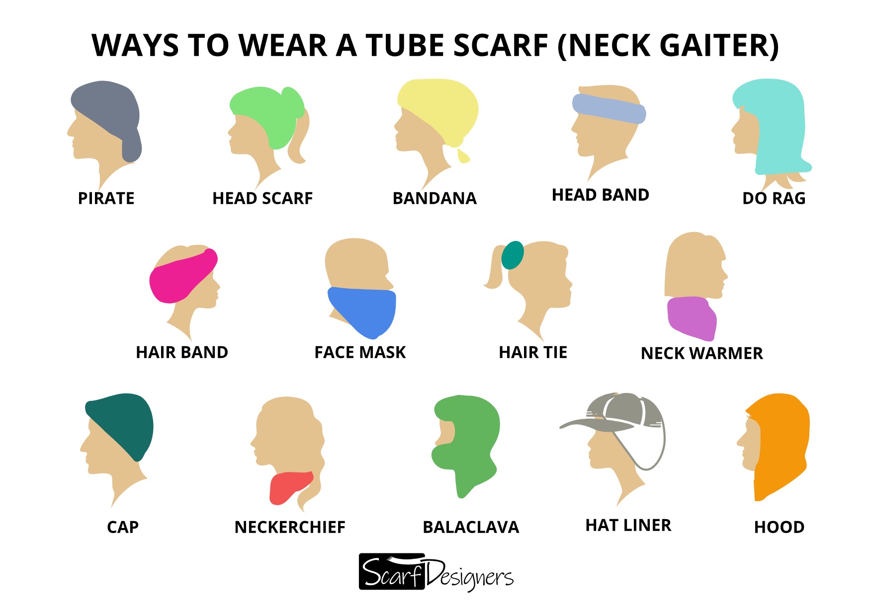 Bandana Neck Gaiter | Face Mask | Vegan Brand | Scarf Designers